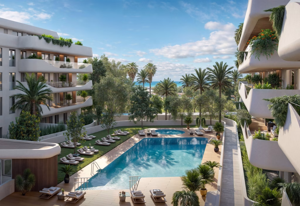 Nieuwbouwproject Marbella loopafstand centrum, boulevard en strand